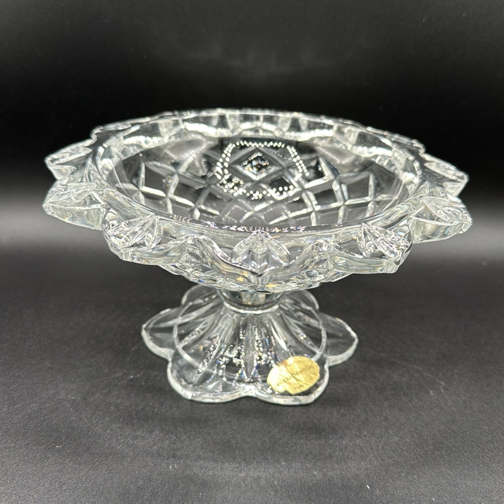 Crystal Candy Dish 24% Lead Polonia